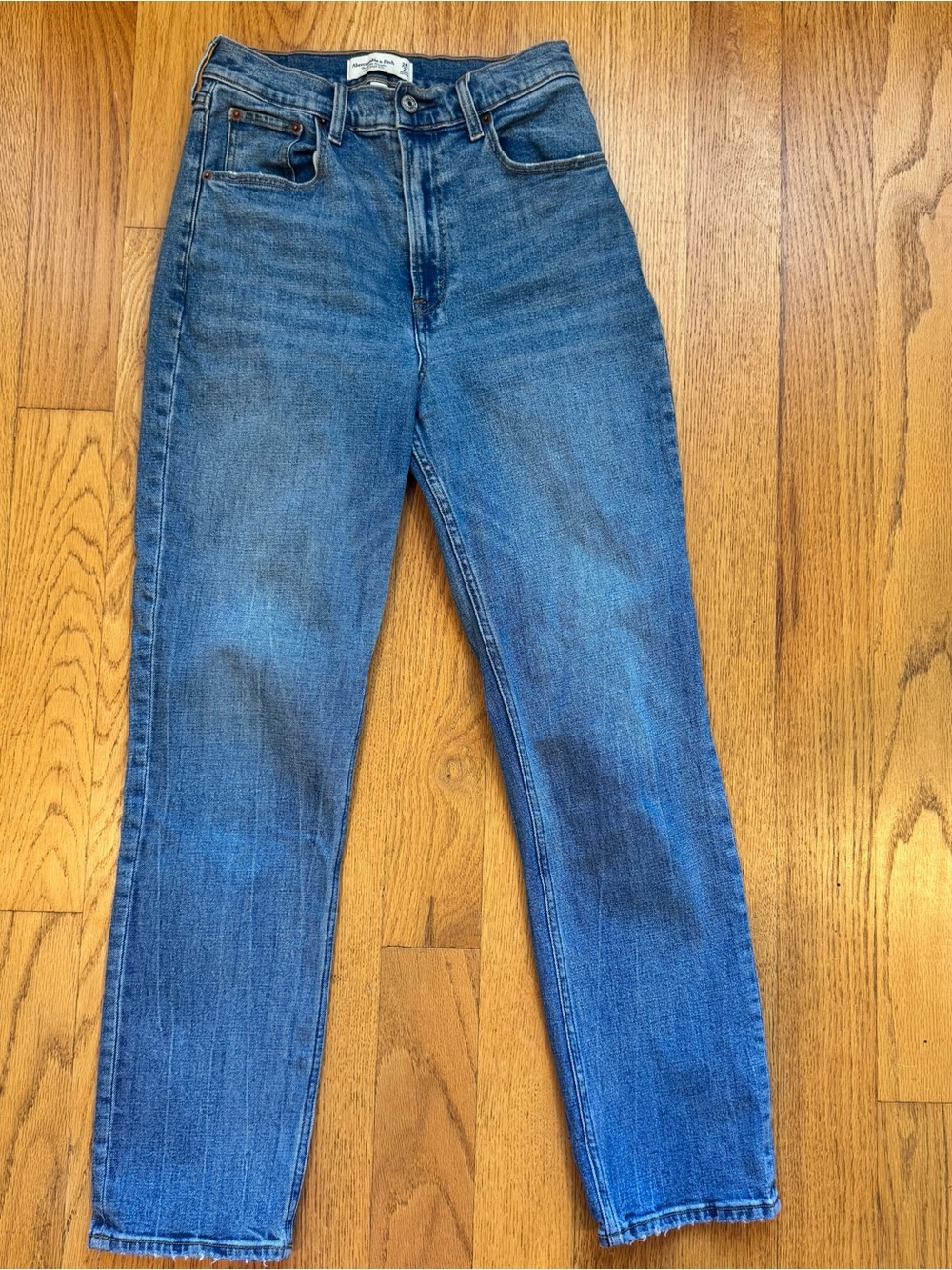 Abercrombie & Fitch Women's Ankle Straight Ultra High Rise